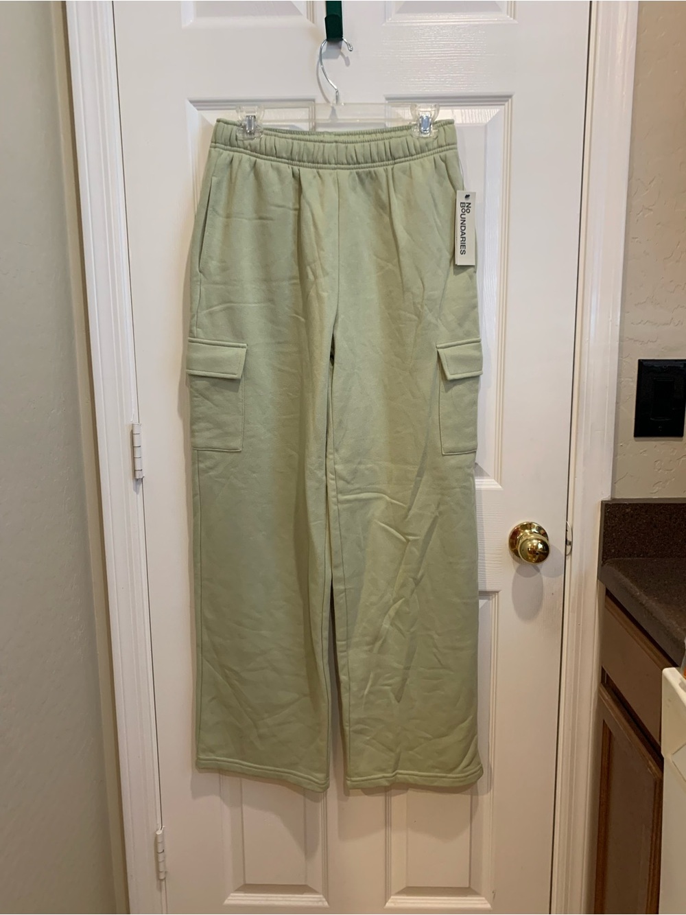 No Boundaries Olive Drawstring Sweatpants